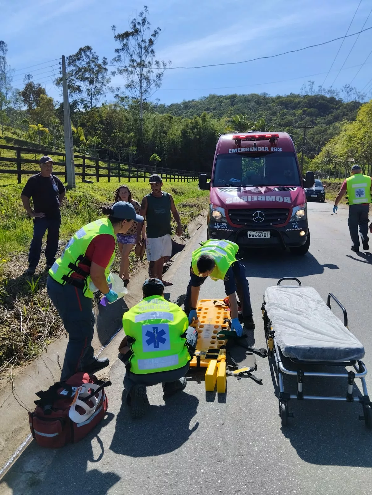 Imagem: Corpo de bombeiros