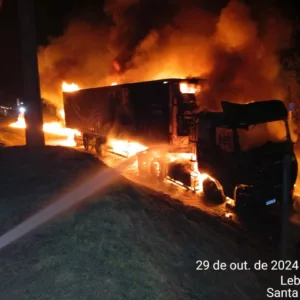 Imagem: Corpo de bombeiros