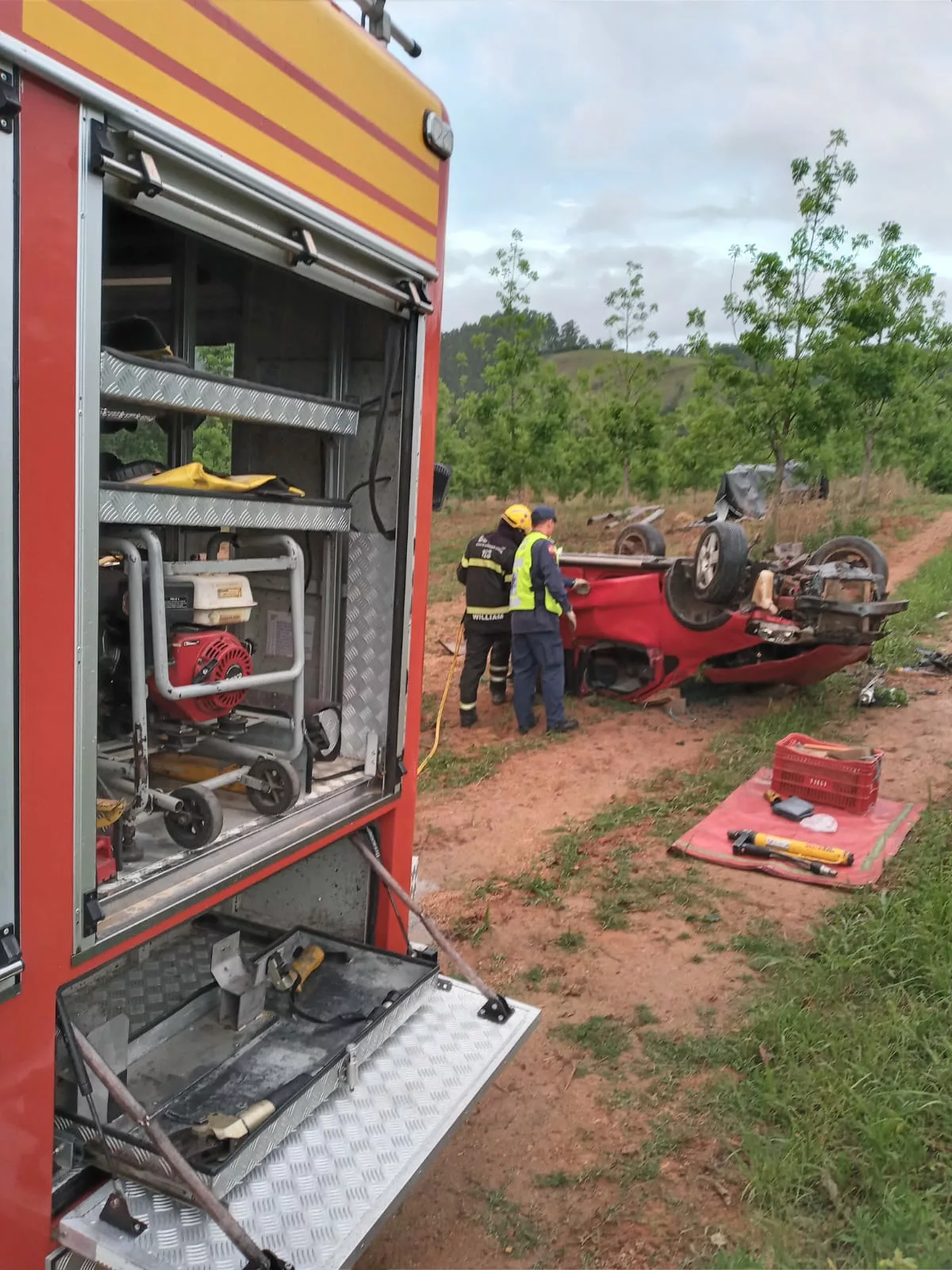 Imagem: Corpo de bombeiros