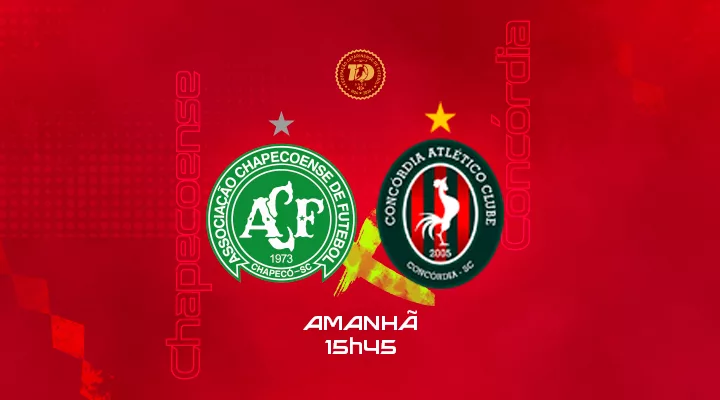 Chapecoense e Concórdia se enfrentam no primeiro jogo da semifinal da Copa Santa Catarina de Futebol Meridianbet 2024 | Foto: Reprodução