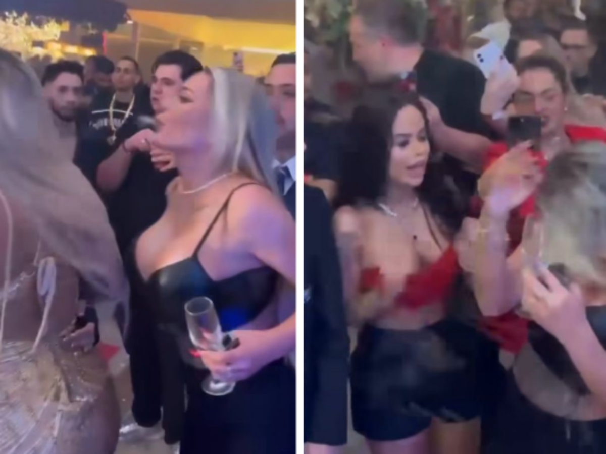 Juju Ferrari addressing the public