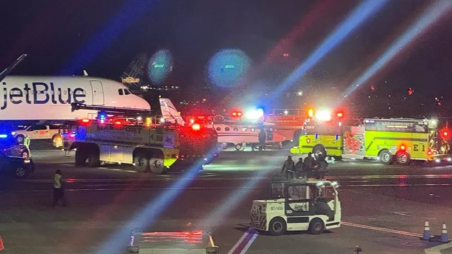 4 aviões colidem em dois acidentes em aeroporto nos EUA