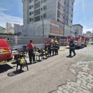 Bombeiros da Serra realizam treinamento anual