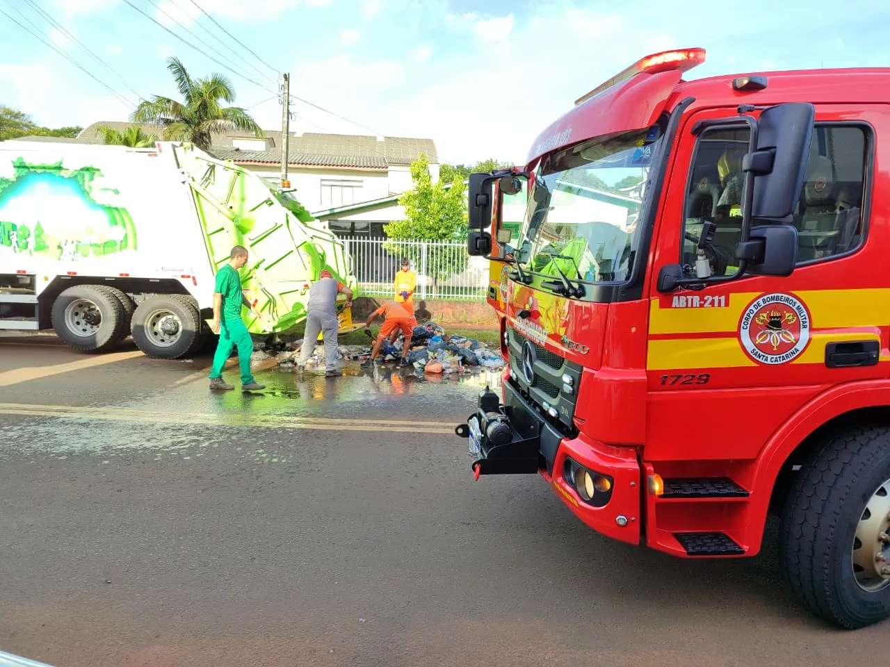 Imagem: Corpo de Bombeiros/Reprodução