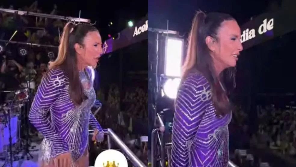 Ivete Sangalo interrompe show em SC e dá ‘bronca’ em fã; Saiba motivo! | Foto: Reprodução/Instagram