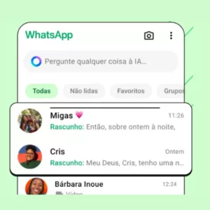 Recurso está disponível para IOS e Android. Foto: Reprodução/WhatsApp.