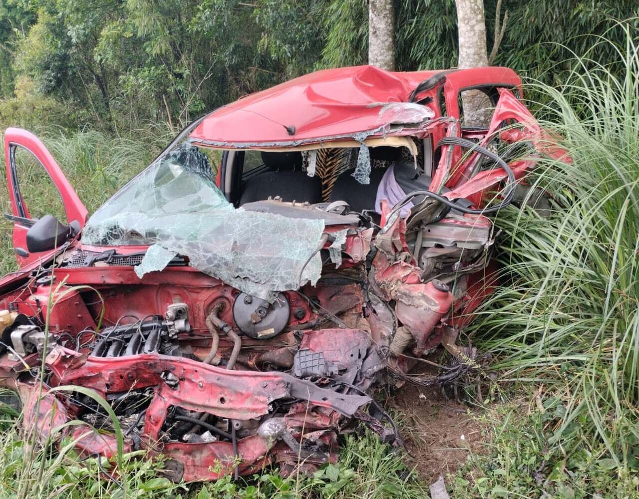 Motorista perde a vida após acidente com caminhão na BR-470 | Foto: CBMSC.