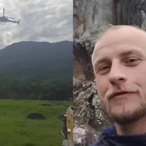 Após cinco dias, corpo de homem que morreu no Pico Jurapê é resgatado | Foto: CBMSC/Redes sociais