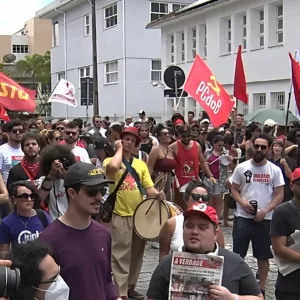 Catarinenses se encontram na Capital para manifestação contra a escala 6x1 | Foto: Arquivo SCC