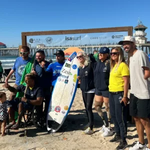 Surfista adaptado Luciano “Nem” Silveira conquista o título mundial de Parasurfe na Califórnia