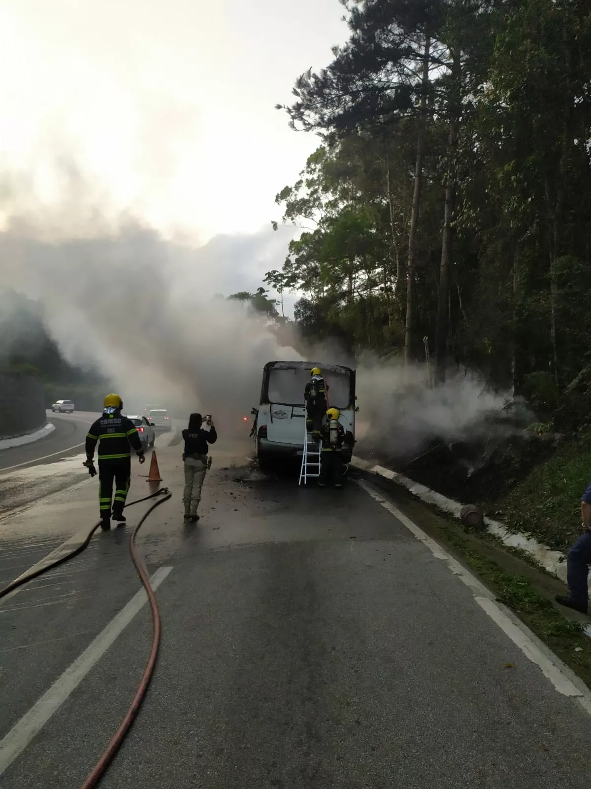 Imagem: Corpo de bombeiros