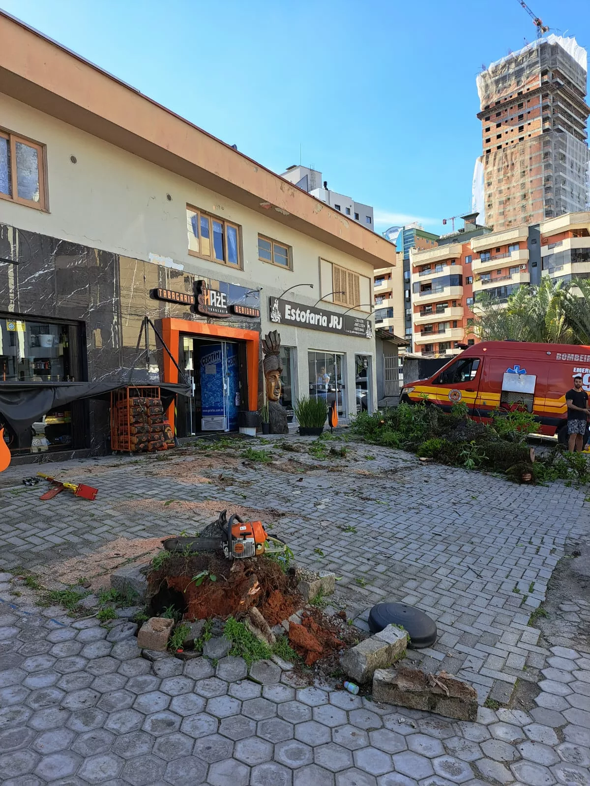 Imagem: Corpo de bombeiros