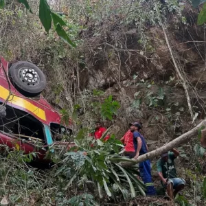 Ônibus despenca em ribanceira e mata o menos 17 pessoas