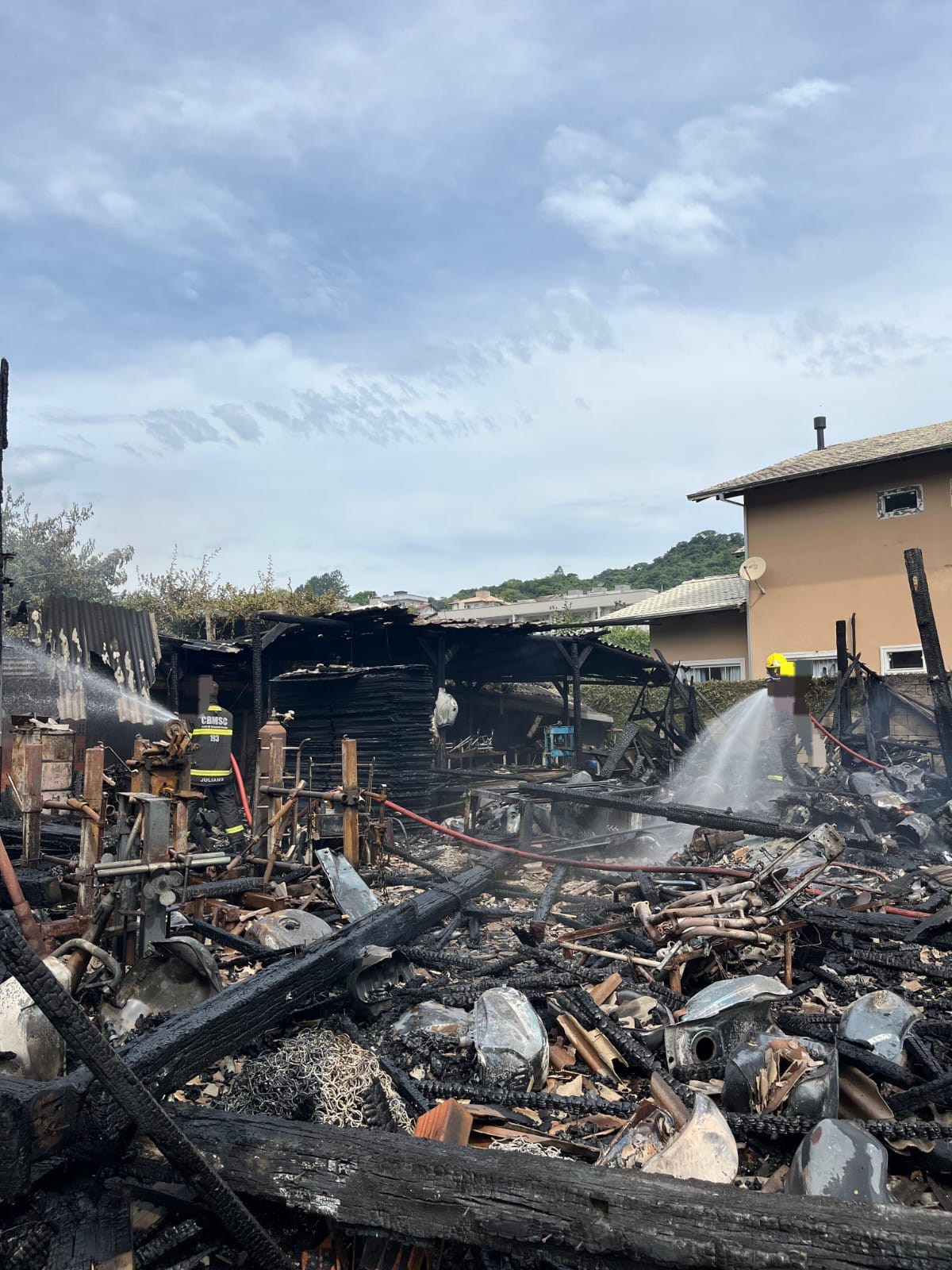 Imagem: Corpo de bombeiros