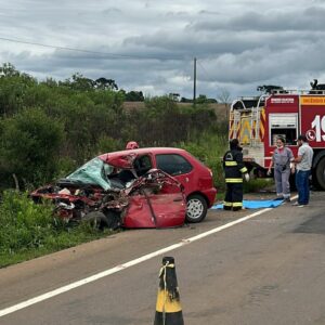 Imagens fortes! Grave acidente mobiliza equipes de resgate na Serra Catarinense