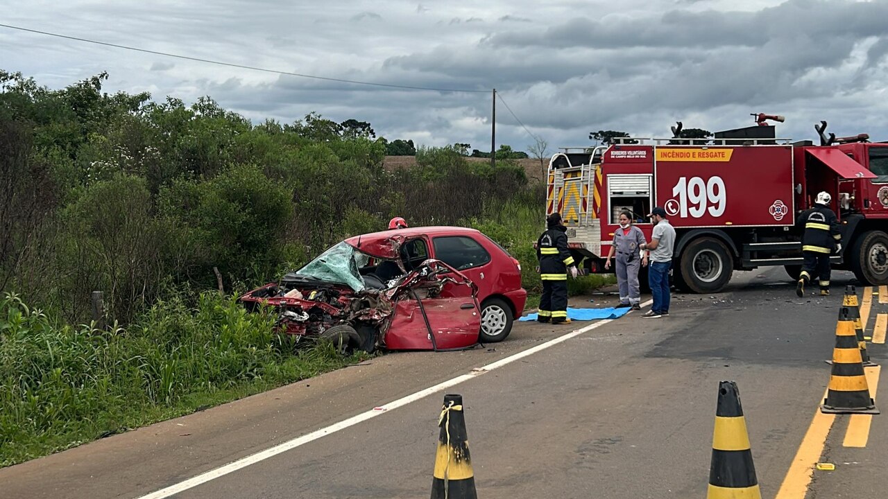 Imagens fortes! Grave acidente mobiliza equipes de resgate na Serra Catarinense | Foto: Redes Sociais