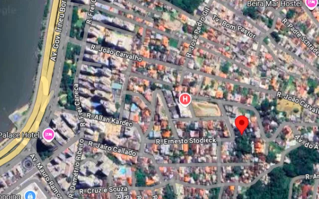 Dupla faz reféns em assalto a casa em Florianópolis. – Foto: Google Maps/ Reprodução