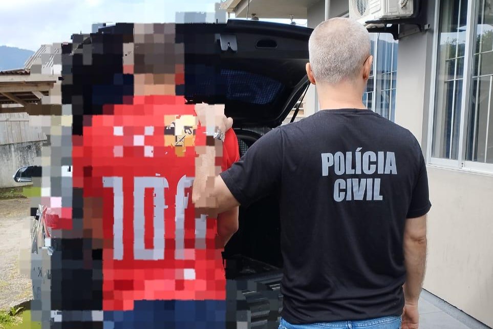 Condenado por estupro de vulnerável é preso em Bom Retiro. | Foto: PCSC