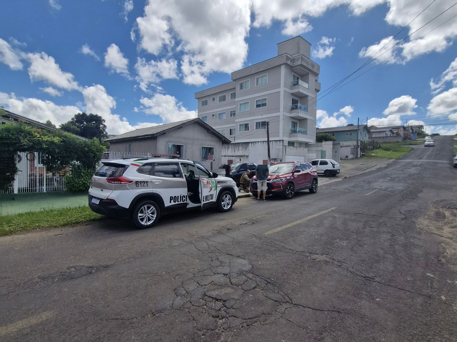 Criança de 4 anos é atropelada em Lages | Foto: Gabriel Senem / Rádio Clube