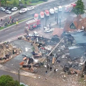 Destroços de aeronave que caiu em Gramado (RS). | Cid Guedes/SBT RS