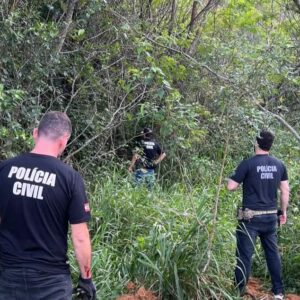 Em buscas a casal desaparecido, Polícia Civil de SC encontra corpo de outra pessoa. | Foto: Polícia Civil de SC/Divulgação  