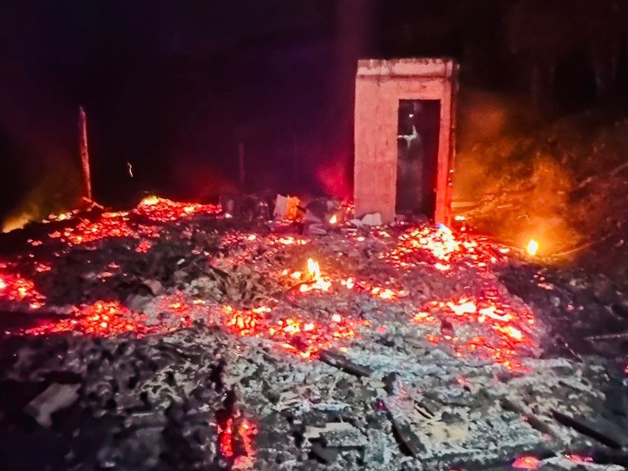 Hóspede coloca fogo em pousada de Urubici e foge | Foto: CBMSC