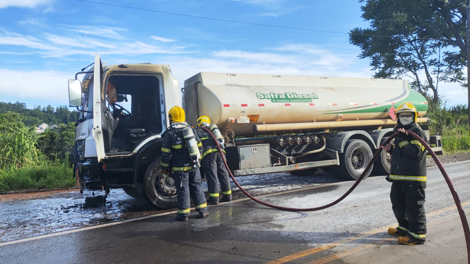 Imagem: Corpo de Bombeiros/Reprodução