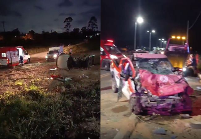 Acidente fatal na ponte de Ilhota deixa dois mortos e dois feridos