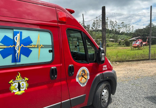 Foto: Bombeiros Voluntários de Ilhota/Divulgação.