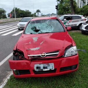 Motorista atropela, mata e foge sem prestar socorro em Florianópolis. - Foto: PMRV/Reprodução