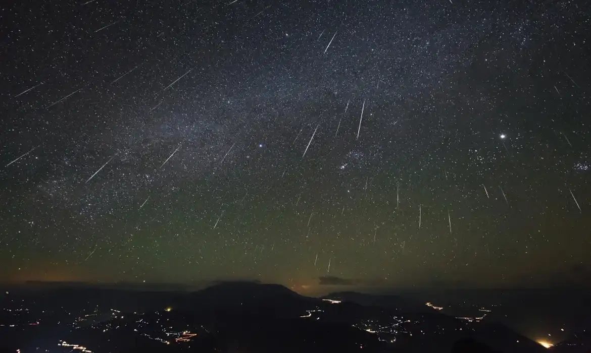 Última grande chuva de meteoros do ano ocorre nesta sexta. | Foto: Nasa/Divulgação