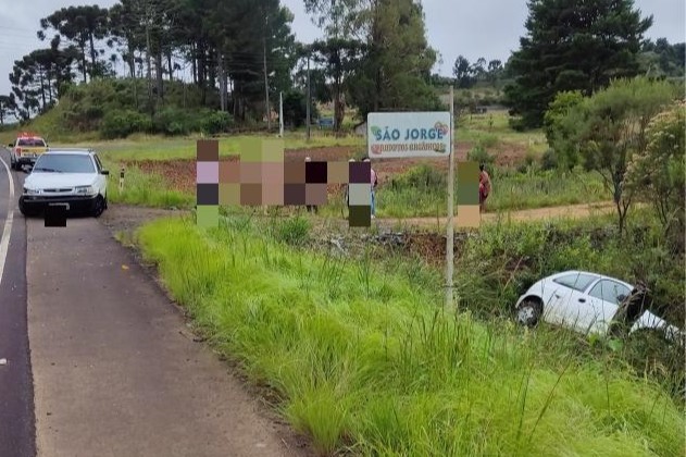 Ultrapassagem resulta em acidente na Serra Catarinense