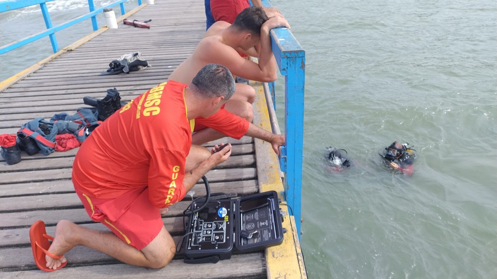 URGENTE: adolescente de 14 anos se afoga após pular de trapiche em praia de SC | Foto: CBMSC