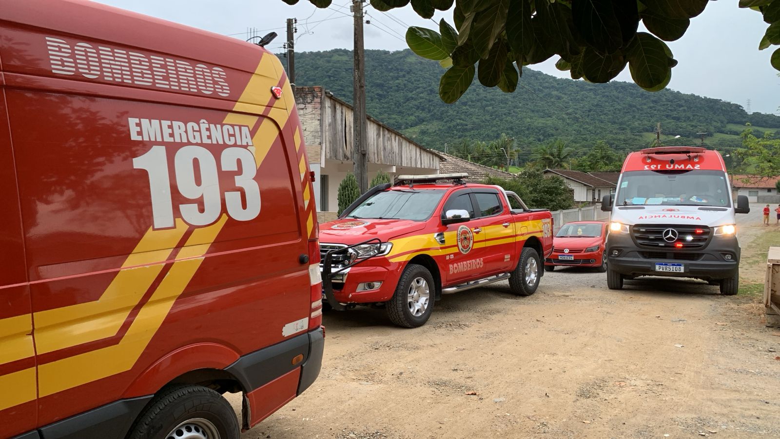 Imagem: Corpo de bombeiros