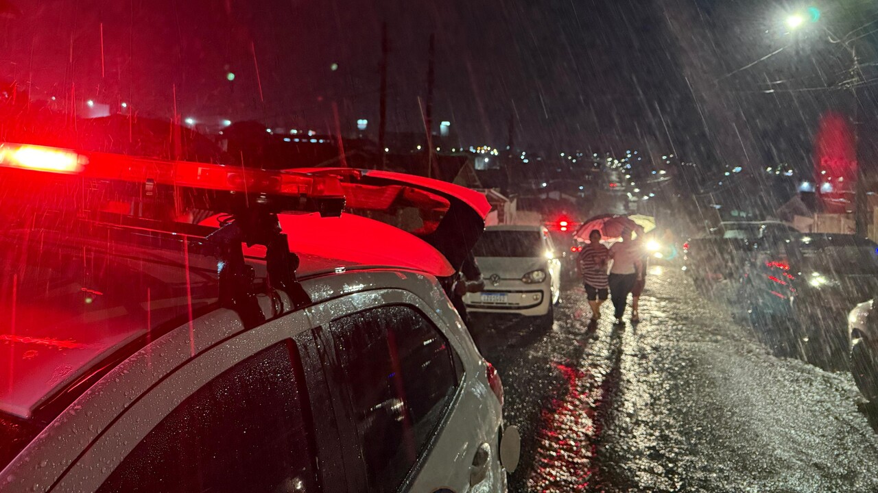 Imagens mostram os estragos causados pelo temporal de granizo em Lages | Foto: Prefeitura de Lages