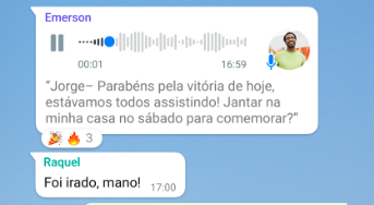 Transcrição de mensagens de voz. | Imagem Ilustrativa. | Foto: WhatsApp/Divulgação