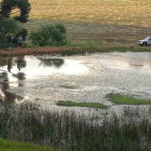 Açude onde a vítima morreu por afogamento | Foto: 5ºBBM