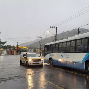 Florianópolis entra em estado de atenção devido à previsão de chuvas intensas | Imagem das últimas chuvas | Foto:  Ricardo Pastrana/ redes sociais