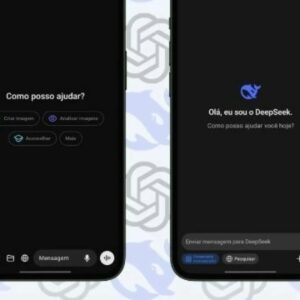 Entenda diferenças entre o DeepSeek e o ChatGPT. - Foto: Cido Coelho/SBT News/Montagem