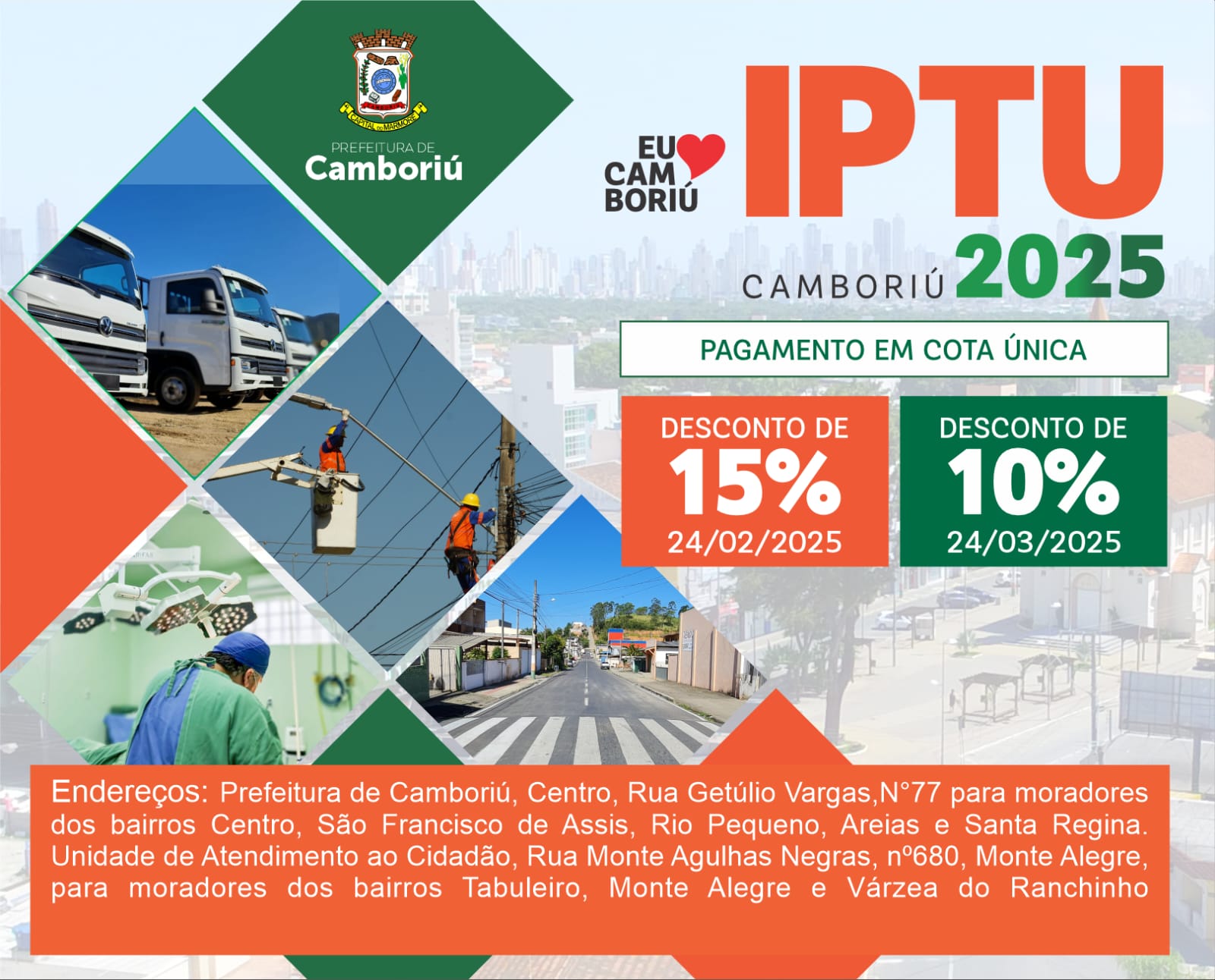 Imagem: Prefeitura de Camboriú