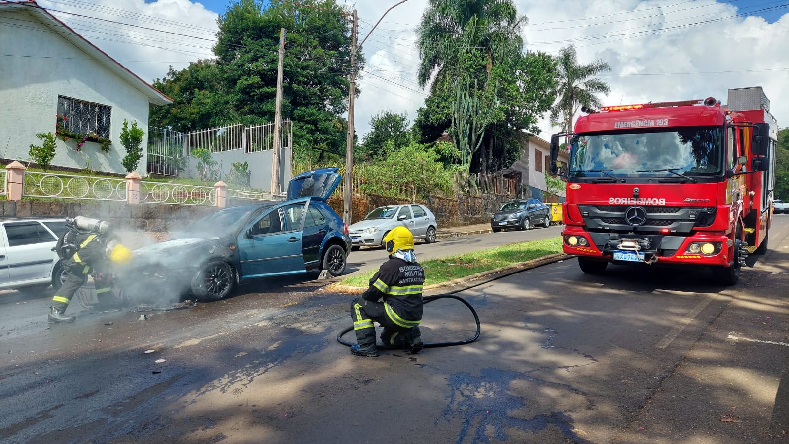 Imagem: Corpo de Bombeiros/Reprodução