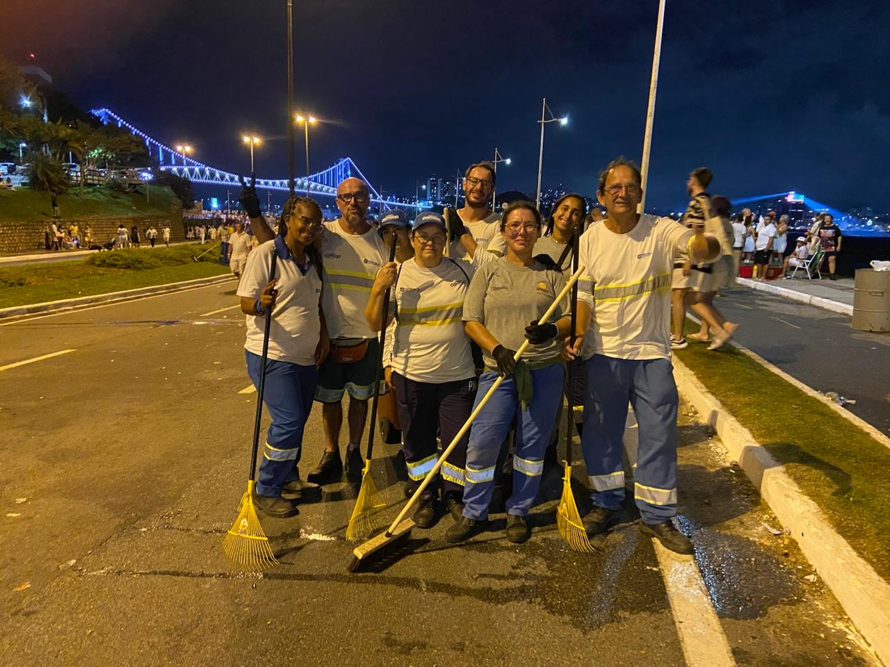 Limpeza pública é concluída em menos de 4 horas em Florianópolis | Foto: Prefeitura de Florianópolis/Divulgação