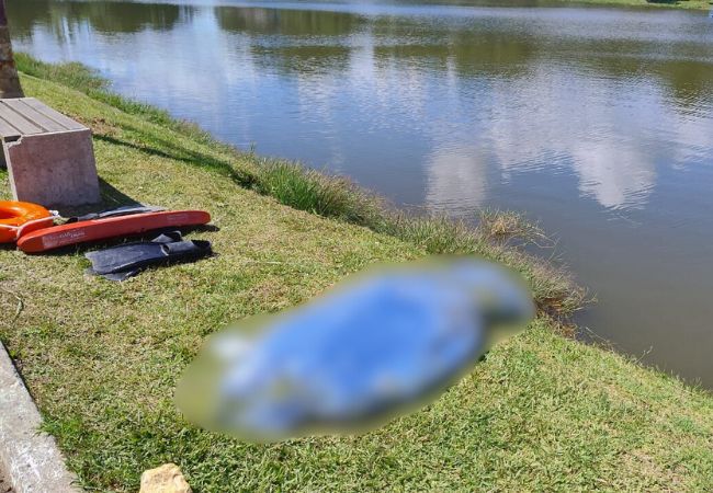 Corpo de homem é encontrado no Lago Municipal de Irani