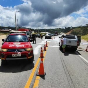 Motociclista morre após colisão com caminhonete na BR-282 em Rancho Queimado