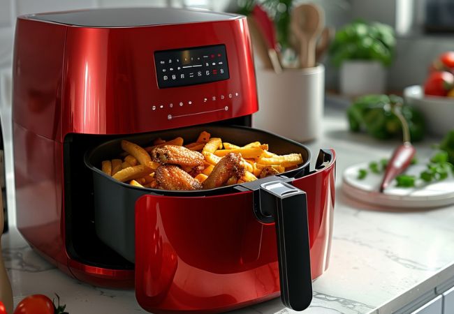 4 lugares da cozinha onde você nunca deve colocar a air fryer