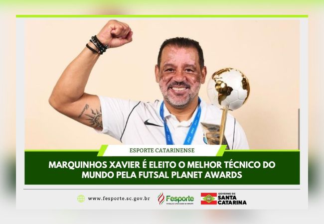 Lageano é eleito o melhor técnico de futsal do mundo