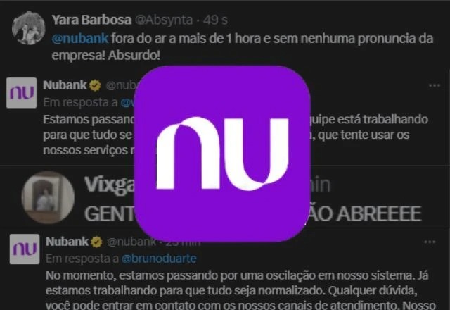 Nubank fora do ar? Clientes relatam instabilidade no app