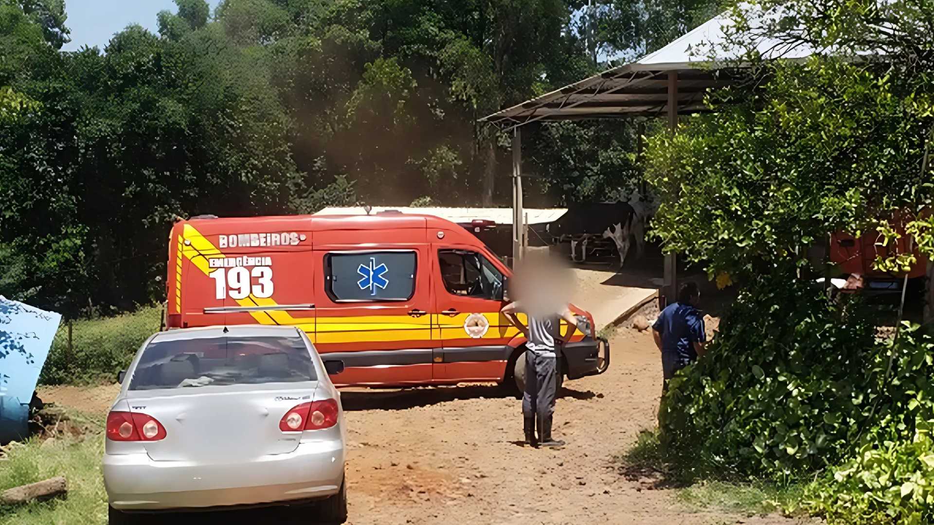 Trator passa por cima de cabeça e mata criança de 2 anos no interior de SC