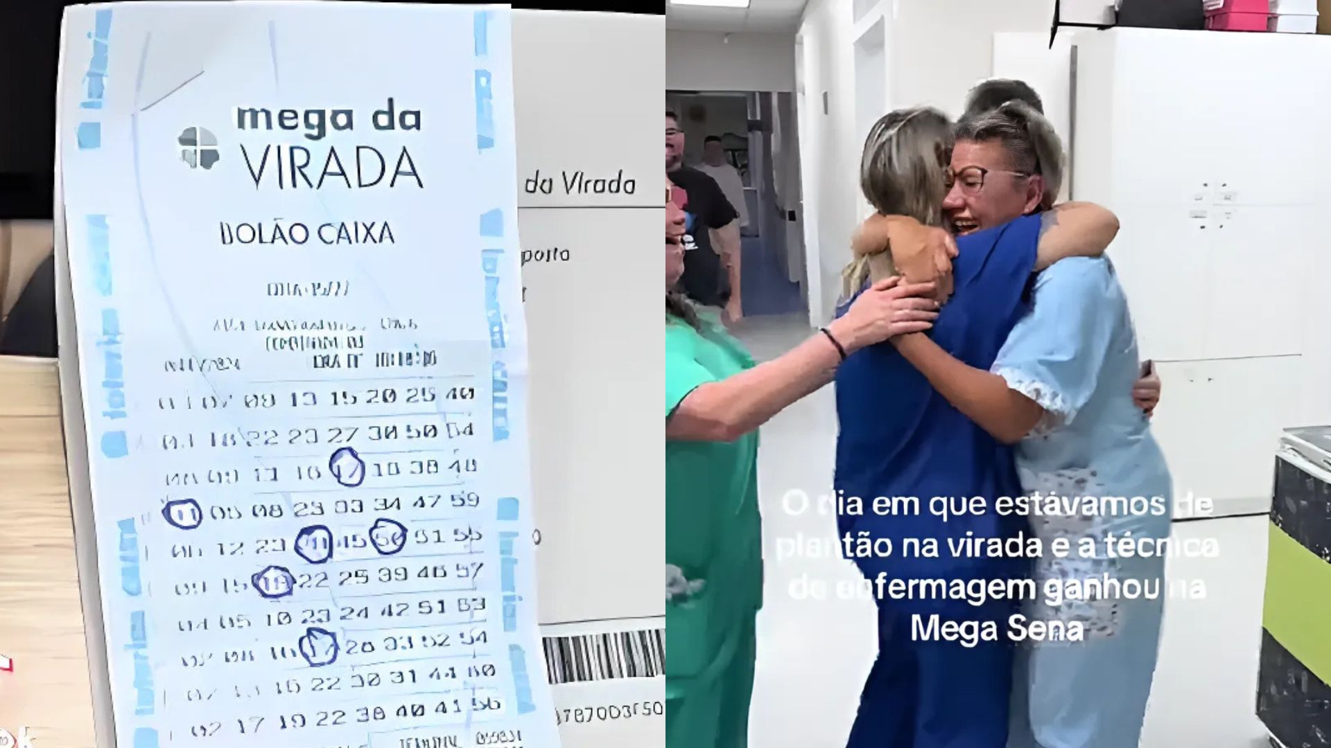 VÍDEO: mulher comemora 'vitória' na Mega da Virada, mas tem triste surpresa