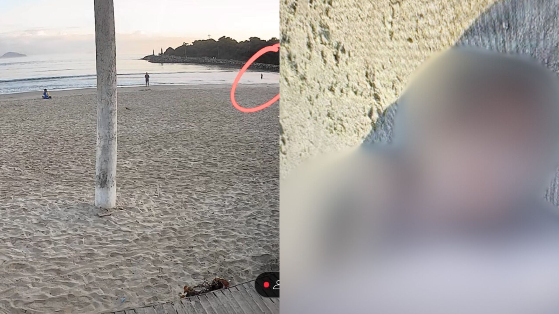 Jovem é encontrado morto em beira de praia no Litoral de SC